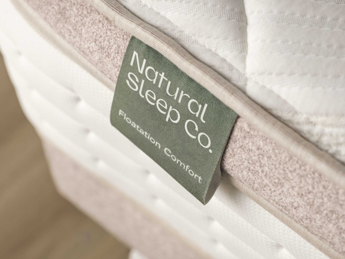 Floatation Comfort Mattress label