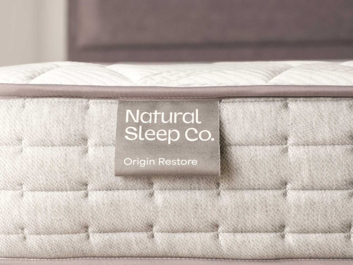 Origin Restore Mattress label