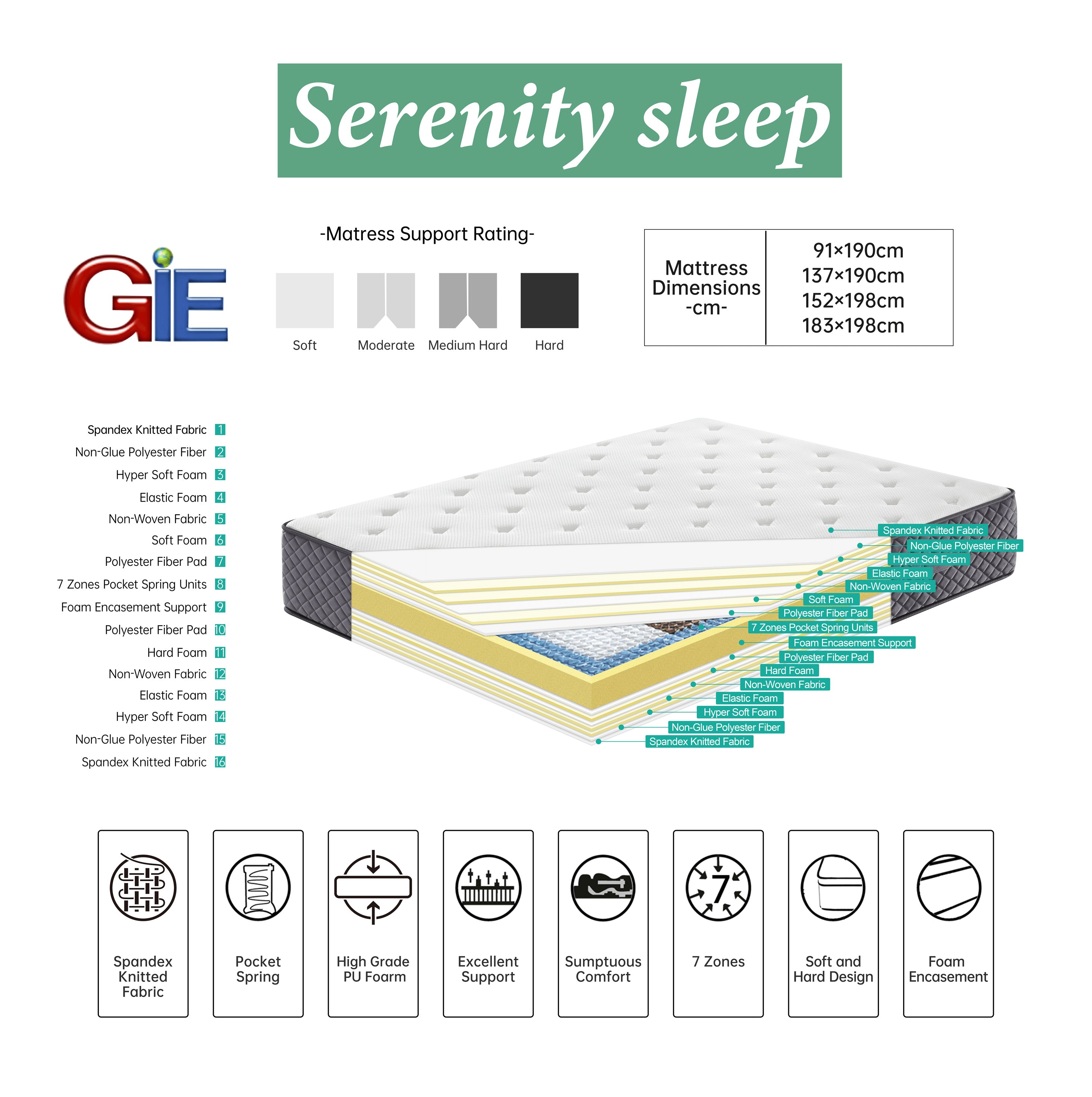 G-07 Reversible Mattress