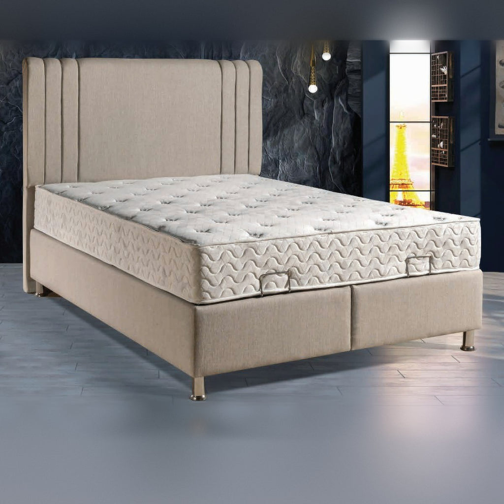 Anchor Ottoman Storage Bed in stone