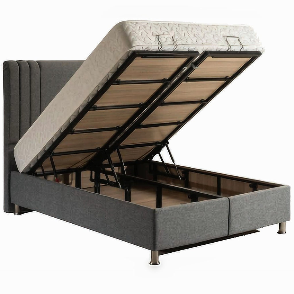 Anchor Ottoman Storage Bed with the lift-up storage open